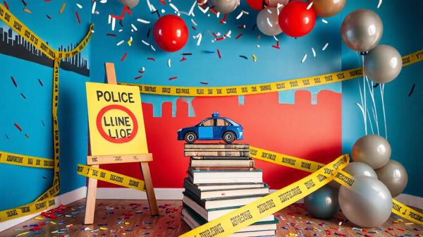 5 idées uniques pour une décoration d'anniversaire police mémorable