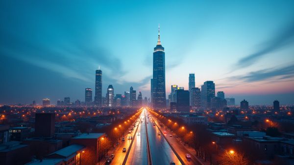 Skyline ville : embellissez votre intérieur avec l'art urbain